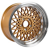 HT179GTAG GTA Mesh Wheel Set, 1982-1992 Pontiac Firebird GTA [Size: 17"x9"] Gold Finish - image 1