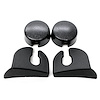 HT20560143K Rear Hatch Strut Cover Trim Kit, 1982-1992 Chevy Camaro/Pontiac Firebird, Black - image 1