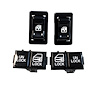 HT8289CPSW Power Switch Package Kit, 1982-1989 Chevy Camaro, White Font, Includes LH & RH Power Window & Lock Switches