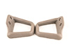 HT9715/9714 Seat Belt Shoulder Guides, 1993-2002 Chevy Camaro/Pontiac Firebird, Pair, Coupe, Neutral Tan - image 1