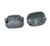 HT10143908/3909 Cupholder Plugs, 1991-1992 Pontiac Firebird, Pair, Gray - image 2