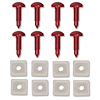 INTSCREWKIT8992R Interior Rear Hatch Screws, 1982-1992 Chevy Camaro/Pontiac Firebird, Set of 8, Red - image 1