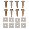 INTSCREWKIT8992C Interior Rear Hatch Screws, 1982-1992 Chevy Camaro/Pontiac Firebird, Set of 8, Camel Tan - image 1