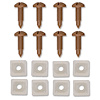 INTSCREWKIT8992BW Interior Rear Hatch Screws, 1982-1992 Chevy Camaro/Pontiac Firebird, Set of 8, Beechwood - image 1