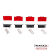 HT14097930-KIT Seat Belt Receiver Push Button Repair Kit, 1983-1992 Chevy Camaro/Pontiac Firebird, Set of 4 - image 1