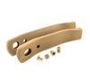 HT12509740/HT12509741 Seat Belt Receiver Sleeves, 1982-1992 Chevy Camaro/Pontiac Firebird, Pair, Saddle - image 2