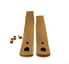 HT12504430/HT12504431 Seat Belt Receiver Sleeves, 1982-1992 Chevy Camaro/Pontiac Firebird, Pair, Beechwood - image 1