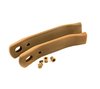 HT12504430/HT12504431 Seat Belt Receiver Sleeves, 1982-1992 Chevy Camaro/Pontiac Firebird, Pair, Beechwood - image 2