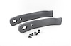 HT12504434 / HT12504435 Seat Belt Receiver Sleeves, 1982-1992 Chevy Camaro/Pontiac Firebird, Pair, Gray - image 1