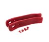 HT12504432/HT12504433 Seat Belt Receiver Sleeves, 1982-1992 Chevy Camaro/Pontiac Firebird, Pair, Red - image 2