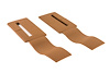 HT10164996/4997 Seat Belt Headliner Trim, 1988-1992 Chevy Camaro/Pontiac Firebird, Pair, Beechwood - image 1