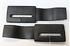 HT20524178/4179 Seat Belt Headliner Trim, 1982-1992 Chevy Camaro/Pontiac Firebird, Pair, Black