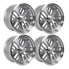 HT179FORMULA-KIT Formula Wheel Set, 1988-1992 Pontiac Firebird [Size: 17"x9"] Silver Finish, w/Center Caps & Lug Nuts - image 1