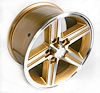HT179IROCZGOLD-85 IROC-Z Wheel Set, 1985-1987 Chevy Camaro [Size: 17"x9"] Gold Finish - image 1