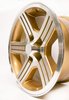HT179IROCZGOLD-KIT IROC-Z Wheel Set, 1988-1990 Chevy Camaro [Size: 17"x9"] Gold Finish, w/Center Caps & Lug Nuts - image 3