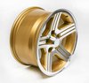 HT179IROCZGOLD-KIT IROC-Z Wheel Set, 1988-1990 Chevy Camaro [Size: 17"x9"] Gold Finish, w/Center Caps & Lug Nuts - image 4