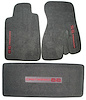 40195/10881-GRAPHITE Front Carpet Floor Mats & Rear Deck Mat Kit, 1993-2002 Chevy Camaro, Graphite / CAMARO SS Logos - image 1