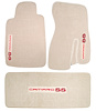 44002SS/10881-TAN Front Carpet Floor Mats & Rear Deck Mat Kit, 1993-2002 Chevy Camaro, Neutral Tan / CAMARO SS Logos - image 1