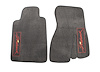44000-FIREHAWK Front Carpet Floor Mats, 1993-2002 Pontiac Firebird, Ebony / FIREHAWK Logos - image 1