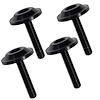 HM11513947-TiBLK Titanium Lower Air Box Hardware Kit, 1998-2002 Chevy Camaro/Pontiac Firebird, Black Finish, Set of 4 - image 1