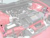HT10413888/3705-SHORT Hood Adjust Rubber Bumper Stop, 1993-02 Chevy Camaro/Pontiac Firebird, PLASTIC w/CAP, Outer Side SHORT CAP - image 2