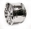 HT179SS35-C-KIT 10-Spoke SS Wheel Set, 1993-2002 Chevy Camaro [Size: 17"x9"] Chrome Finish, w/Center Caps &  Lug Nuts - image 2