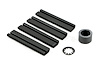 MS-001 Rear Hatch Motor Nylon Guides, 1986-1991 Chevy Camaro/Pontiac Firebird - image 1