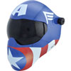 EFP B Series Welding Helmet with Custom Captain America Graphics - image 1