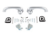 Exterior Door Handle Set 1964-1966 Ford Mustang - image 1