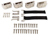 C6TZ-9722800-SK Removable Door Hinge Kit for 1966-1977 Ford Bronco - image 1