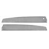 C7ZZ-65237A22-3 Deluxe Door Panel Inserts Brushed Aluminum - image 1