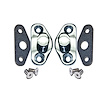 C5AZ-6222008-SS Door Latch Striker Plate Set Stainless Steel - image 1