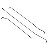 C5ZZ-65213452LH 65-66 Door Lock Rod Set (LH) - image 1