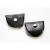 C7ZZ-6524148-BK 1967 Mustang Door Panel U-Cup (Deluxe interior, Black) - image 1
