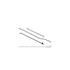 67-68 DOOR LOCK ROD LH - image 1