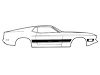 1973 MACH 1 SIDE STRIPES - image 1