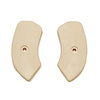 C5ZZ-6561692-3N 64-67 Seat Hinge Covers (Neutral) - image 1