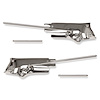 C7ZZ-7604144-5A 67-68 Convertible Sun Visor Brackets & Rods - image 1