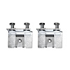 C9ZZ-65240A10-A 1969 Mustang Deluxe Arm Rest Brackets - image 1