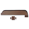 C8ZZ-6504410-AC 68 Deluxe int wood dash trim w/ac - image 1
