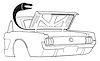FALCON TRUNK WEATHERSTRIP - image 1