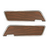 C9ZZ-6523942-3W Deluxe Door Panel with Walnut Inserts - image 1