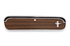 C5ZZ-6506024-C Glove Box Door Metal Backed Woodgrain with Running Horse Emblem - image 1