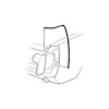 C9ZZ-6527802-C Quarter Panel Extension Seal - pair - image 1
