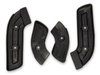 C8TZ-656192-5B 67-77 Bronco Seat Hinge Covers, Black - image 2
