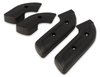 C8TZ-656192-5B 67-77 Bronco Seat Hinge Covers, Black - image 3