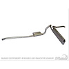 Single Exhaust System Kit for 1964-1966 Ford Mustang [Aluminized Steel] - image 1