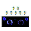 Instrument Panel LED Light Bulb Set 1967-1968 Ford Mustang - image 1