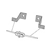 C5ZZ-8182-3-A Grill Bar Mounting Brackets - image 1