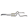 Dual Exhaust System Kit 1971-1973 Ford Mustang - image 1